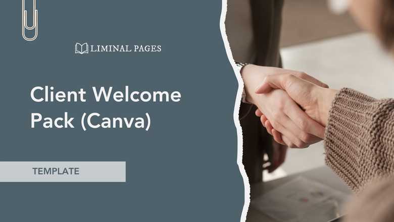 TEMPLATE: Client Welcome Pack (Canva) image